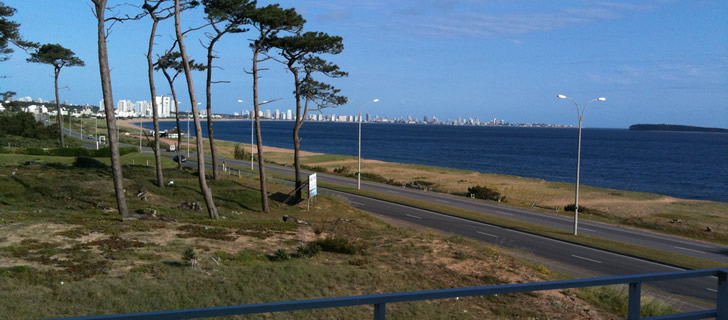 Playa Pinares en Punta del Este